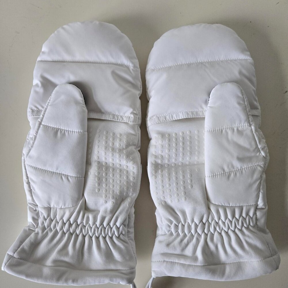NWT LULULEMON White 600 Fill Goose Down Wunder Puff Gloves Women M/L - Picture 3 of 12